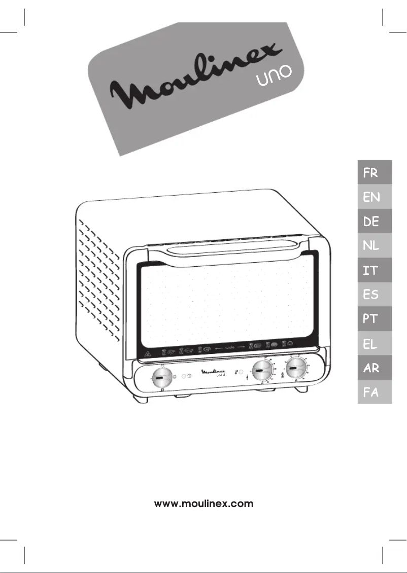 Page 1 de la notice Manuel utilisateur Moulinex Uno OX 1732