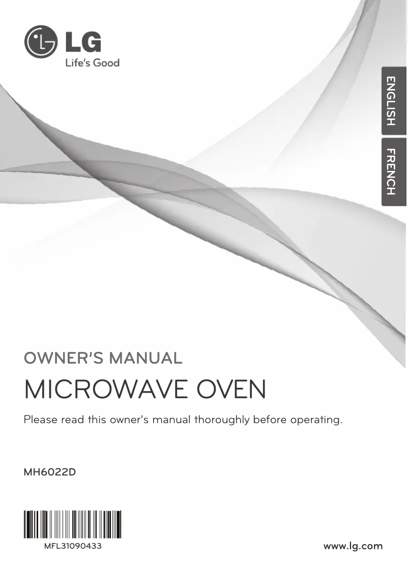 Page 1 de la notice Manuel utilisateur LG MH6022D