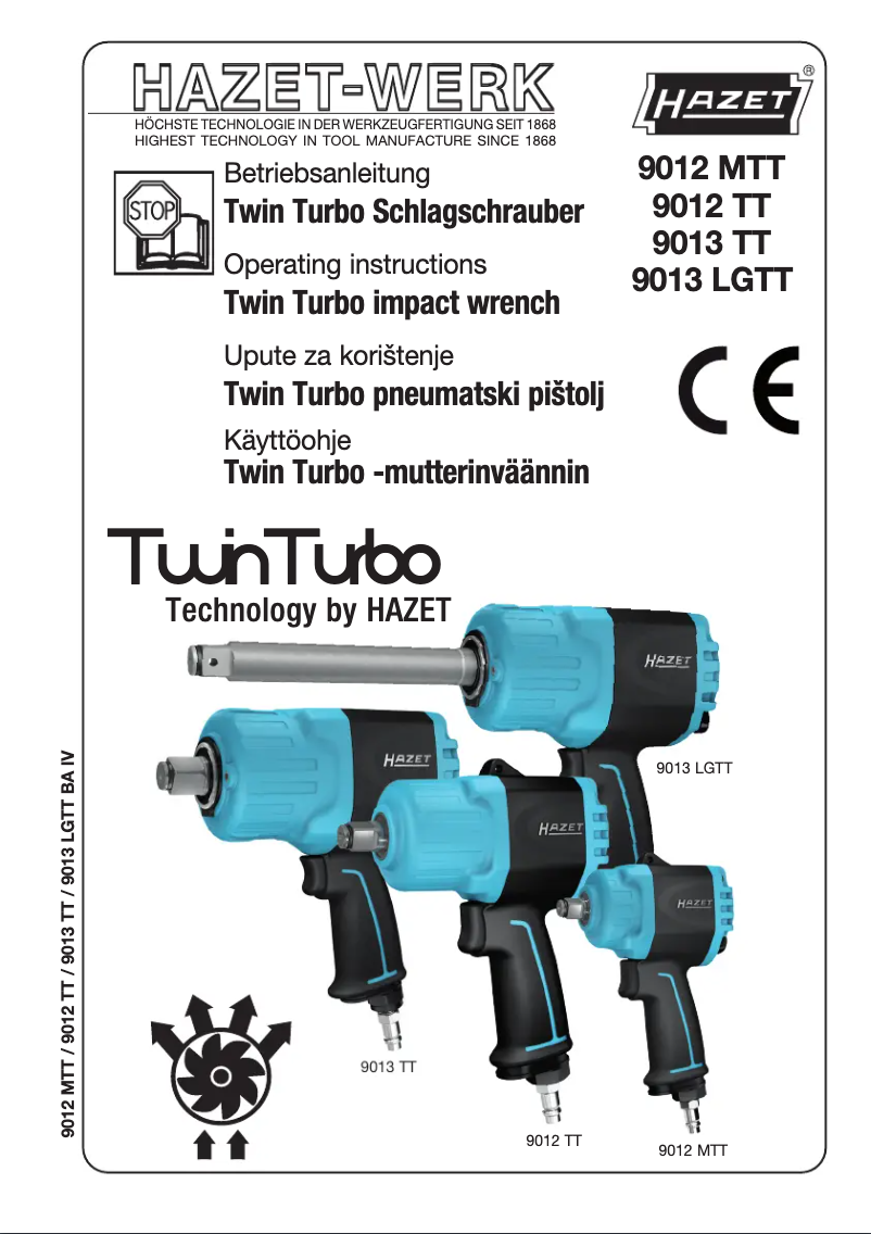 Page 1 de la notice Manuel utilisateur Hazet 9013TT