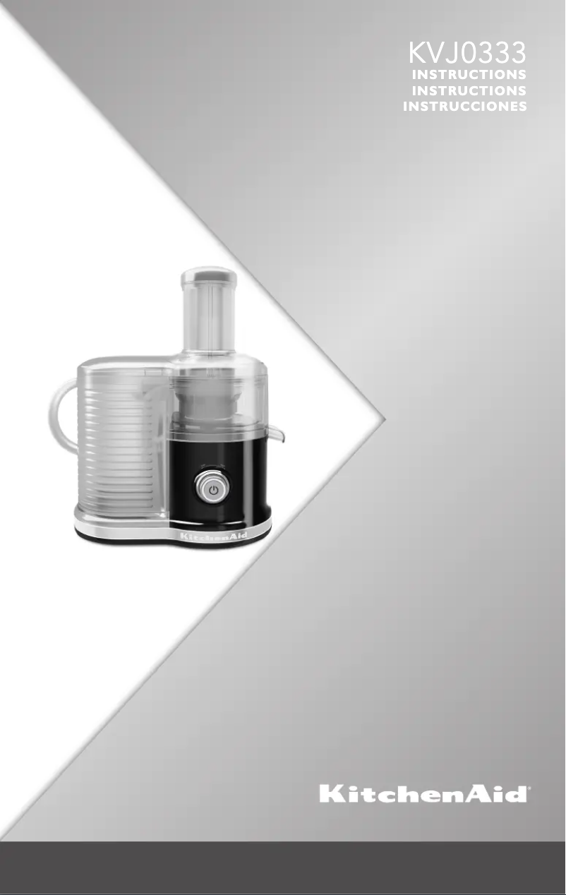 Página 1 del manual Manual de usuario KitchenAid KVJ0333WH