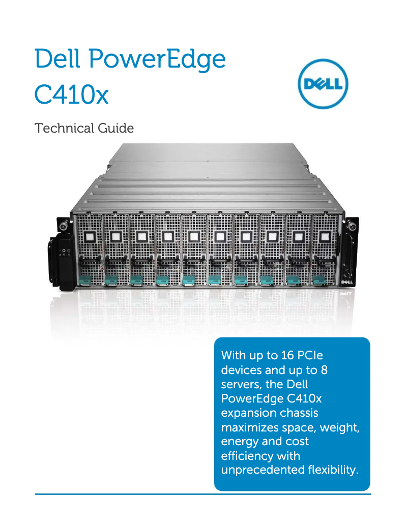 Page 1 de la notice Manuel utilisateur Dell PowerEdge C410X