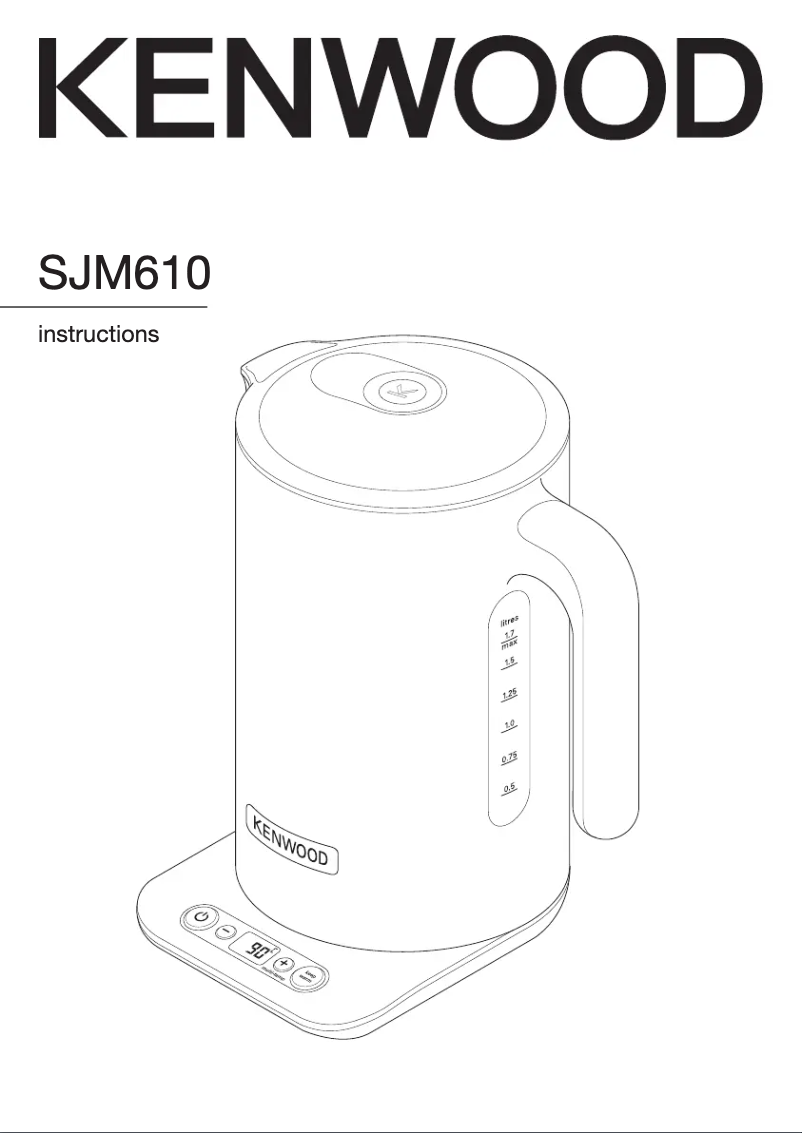 Page n°1 - Manuel utilisateur Kenwood Persona SJM610