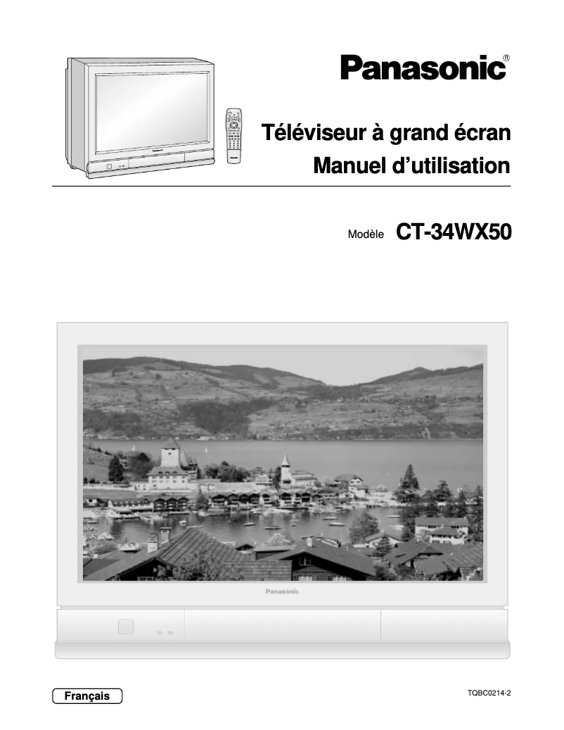 Imagen de la primera página del manual del dispositivo CT-34WX50