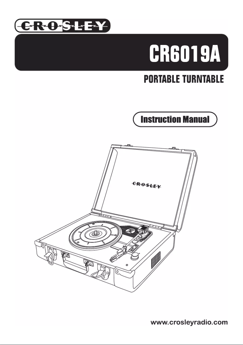Page 1 de la notice Manuel utilisateur Crosley Executive CR6019A