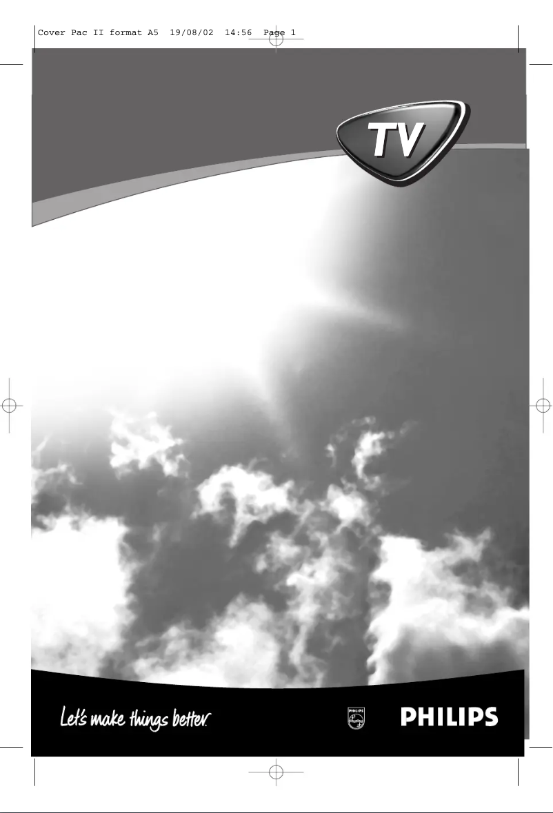 Page n°1 - Manuel utilisateur Philips 25HT5405