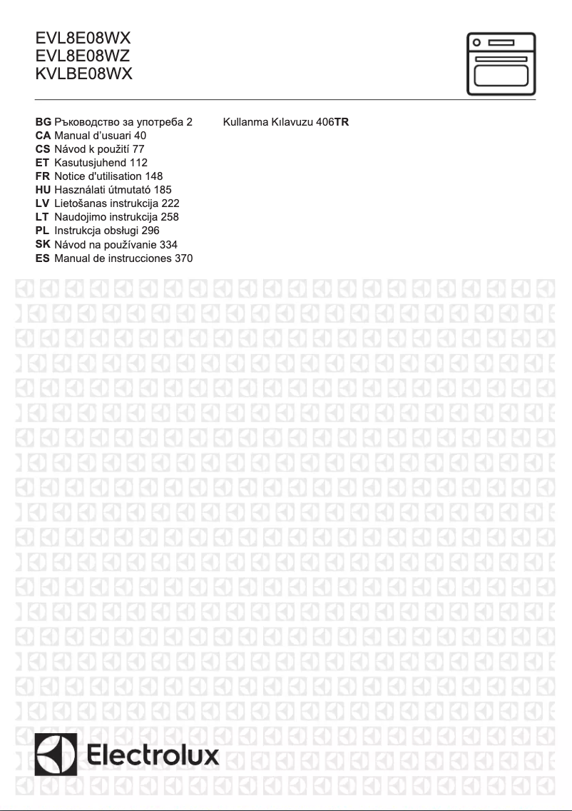 Page n°1 - Manuel utilisateur Electrolux EVL8E08WZ