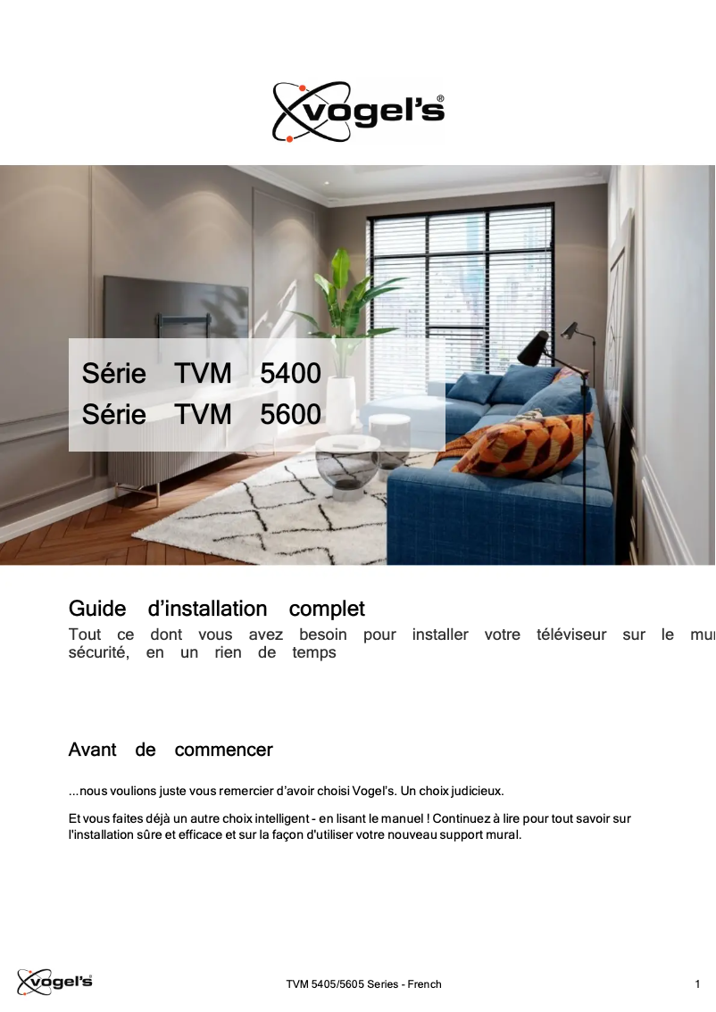 Image de la première page du manuel de l'appareil TVM 5405
