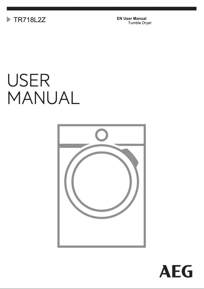 Página 1 del manual Manual de usuario AEG TR718L2Z