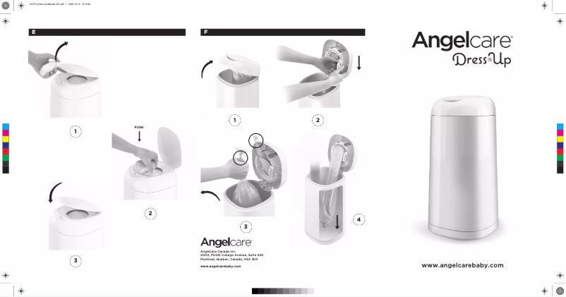 Page n°1 - Manuel utilisateur Angelcare Dress Up