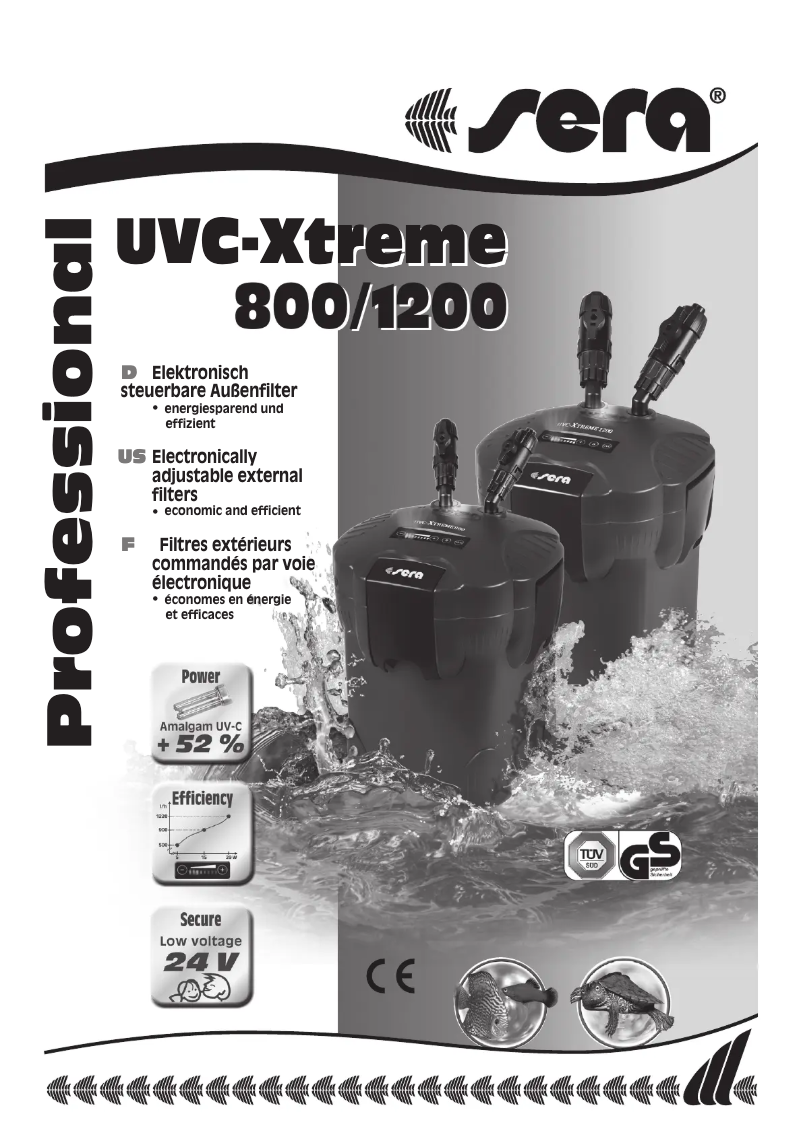 Image de la première page du manuel de l'appareil UVC-Xtreme 800