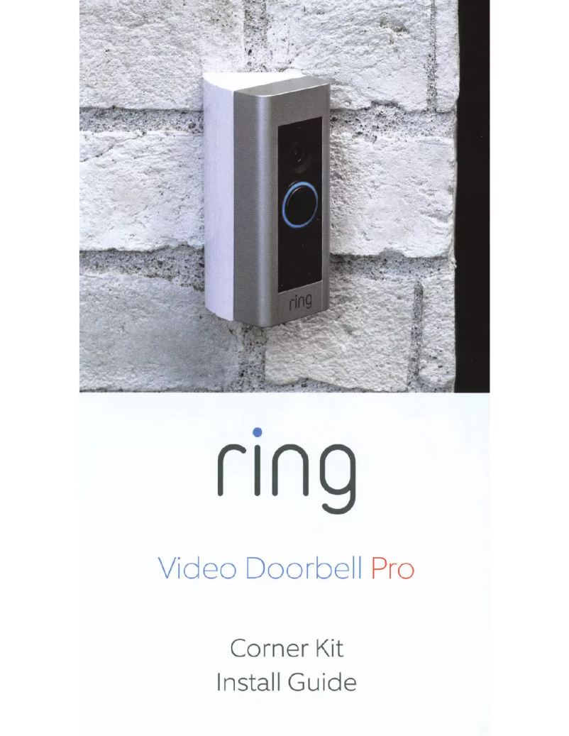 Imagen de la primera página del manual del dispositivo Video Doorbell Pro Corner Kit
