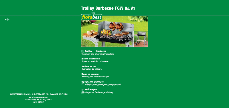 Page 1 de la notice Manuel utilisateur Florabest IAN 61339