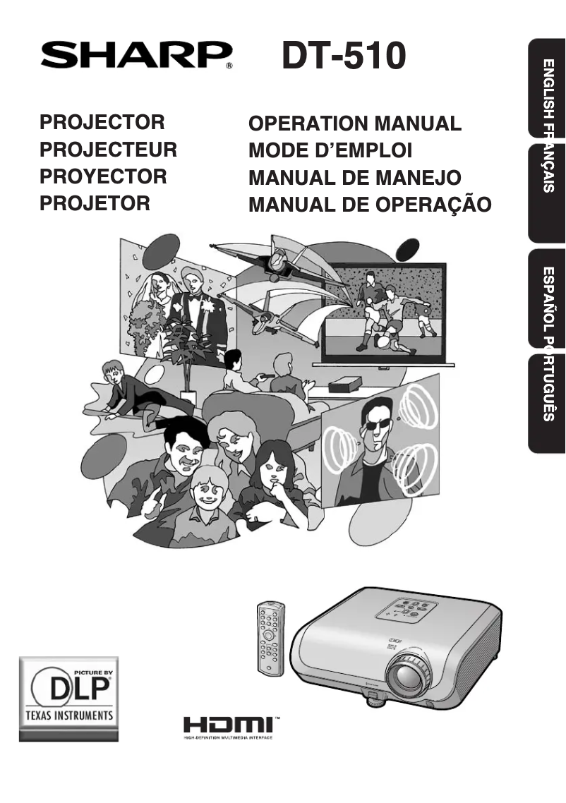 Page n°1 - Manuel utilisateur Sharp DT-510