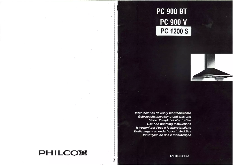 Page 1 de la notice Manuel utilisateur Philco PC900V