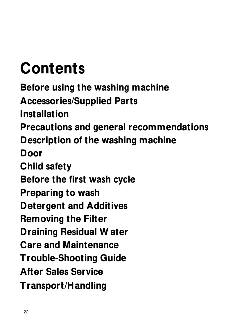 Imagen de la primera página del manual del dispositivo WAK Munchen 1300