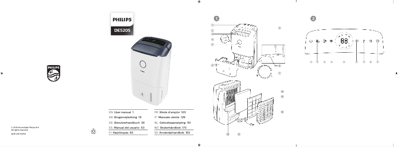 Image de la première page du manuel de l'appareil DE5205