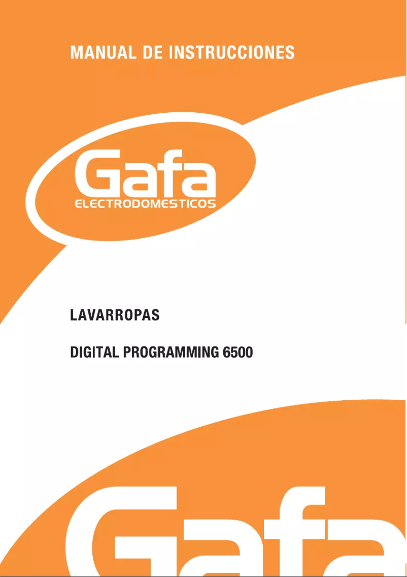 Page n°1 - Manuel utilisateur Gafa Digital Programming 6500