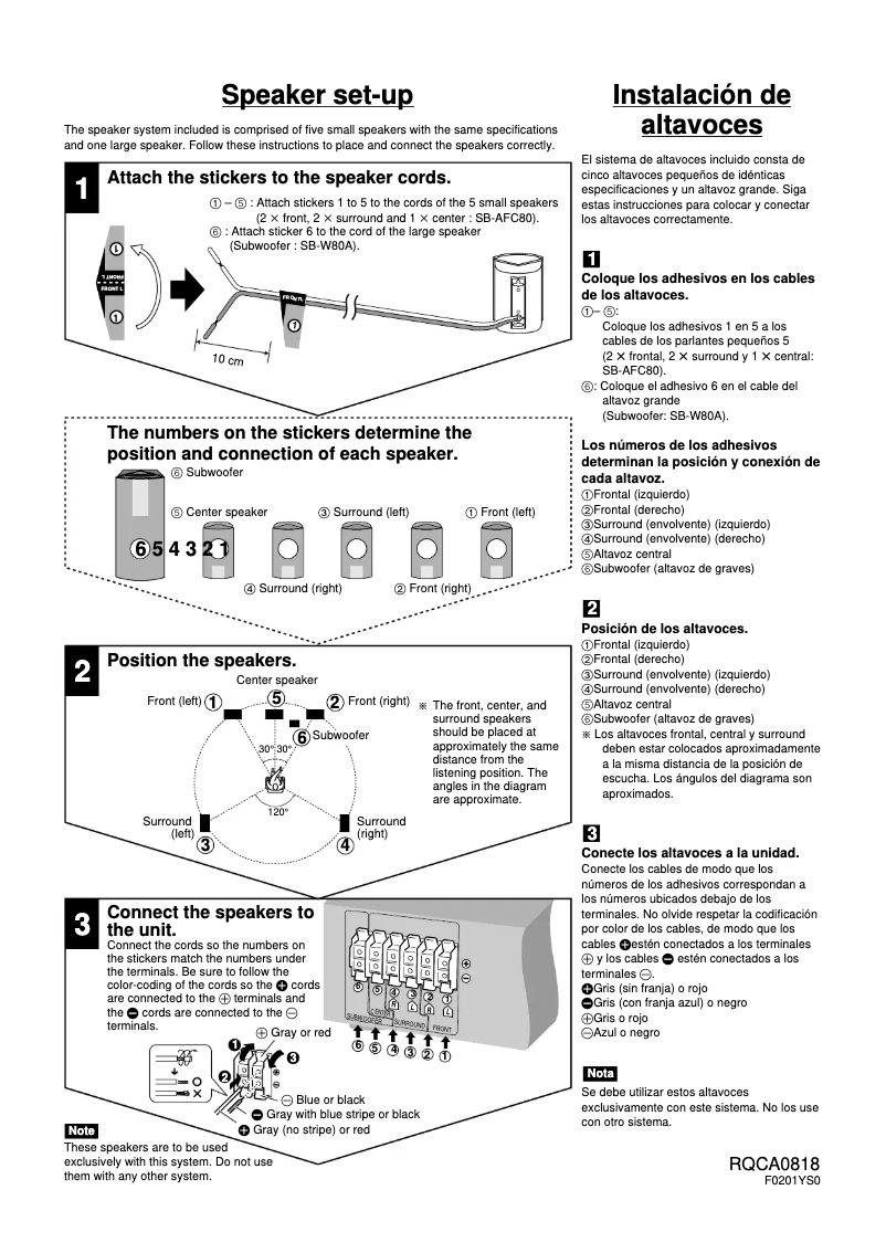 Page 1 de la notice Manuel utilisateur Panasonic SC-HT70