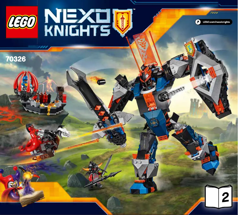 Page 1 de la notice Manuel utilisateur Lego Nexo Knights 70326