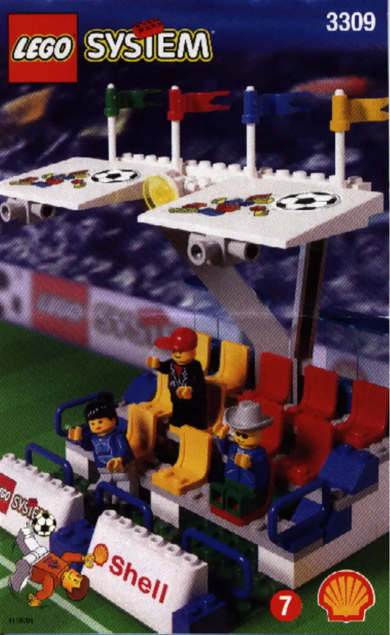 Page 1 de la notice Manuel utilisateur Lego MAIN STAND - SIDE