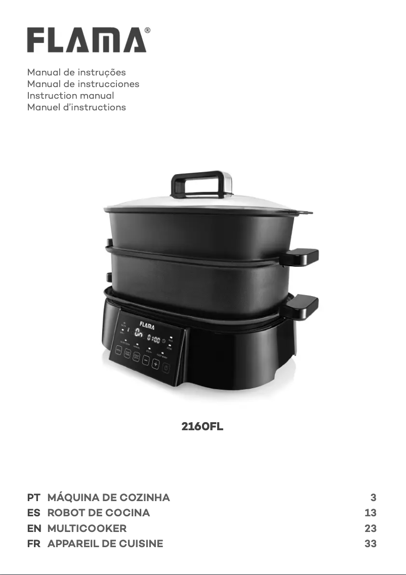 Imagen de la primera página del manual del dispositivo 2160FL