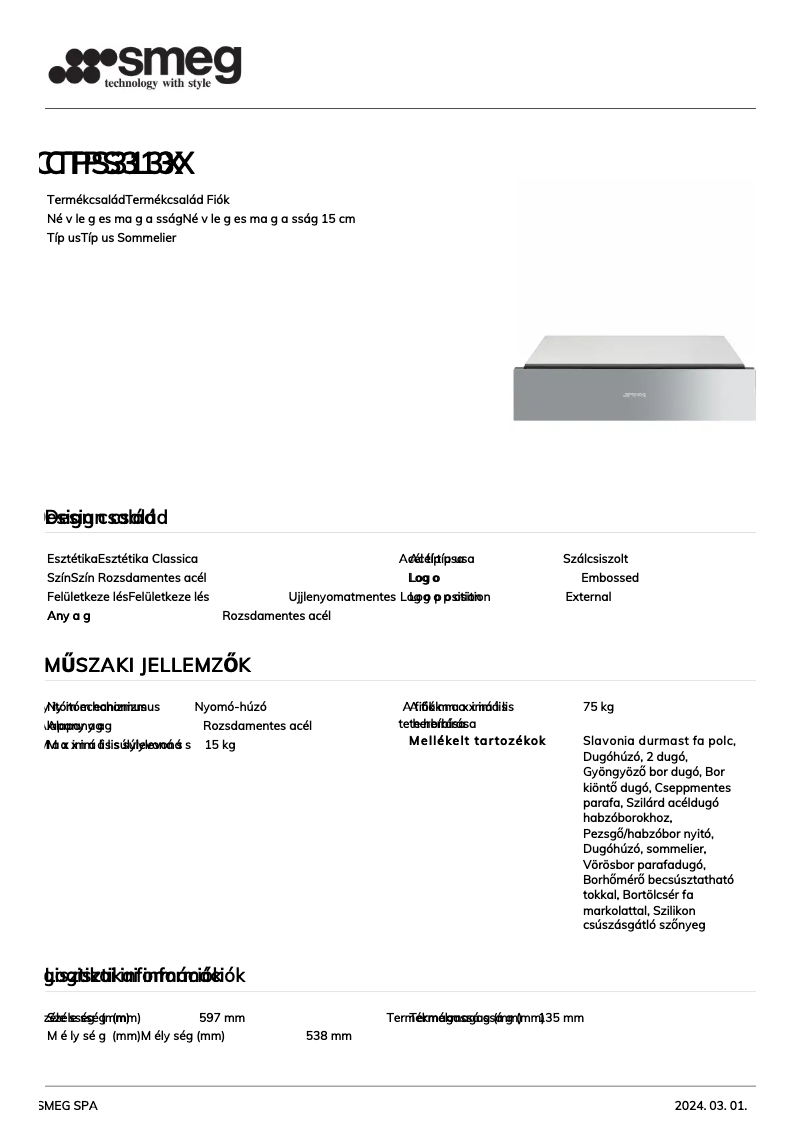 Image de la première page du manuel de l'appareil CTPS313X