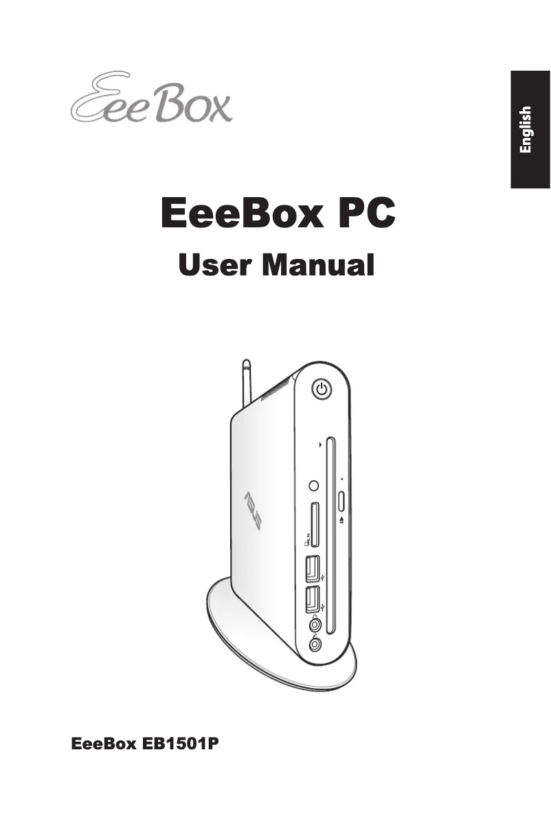 Image de la première page du manuel de l'appareil EeeBox EB1501P