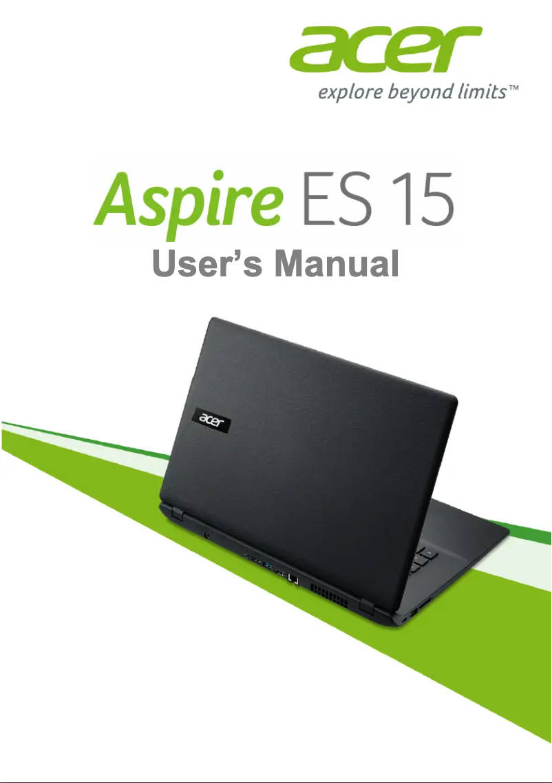 Page n°1 - Manuel utilisateur Acer Aspire ES1-521