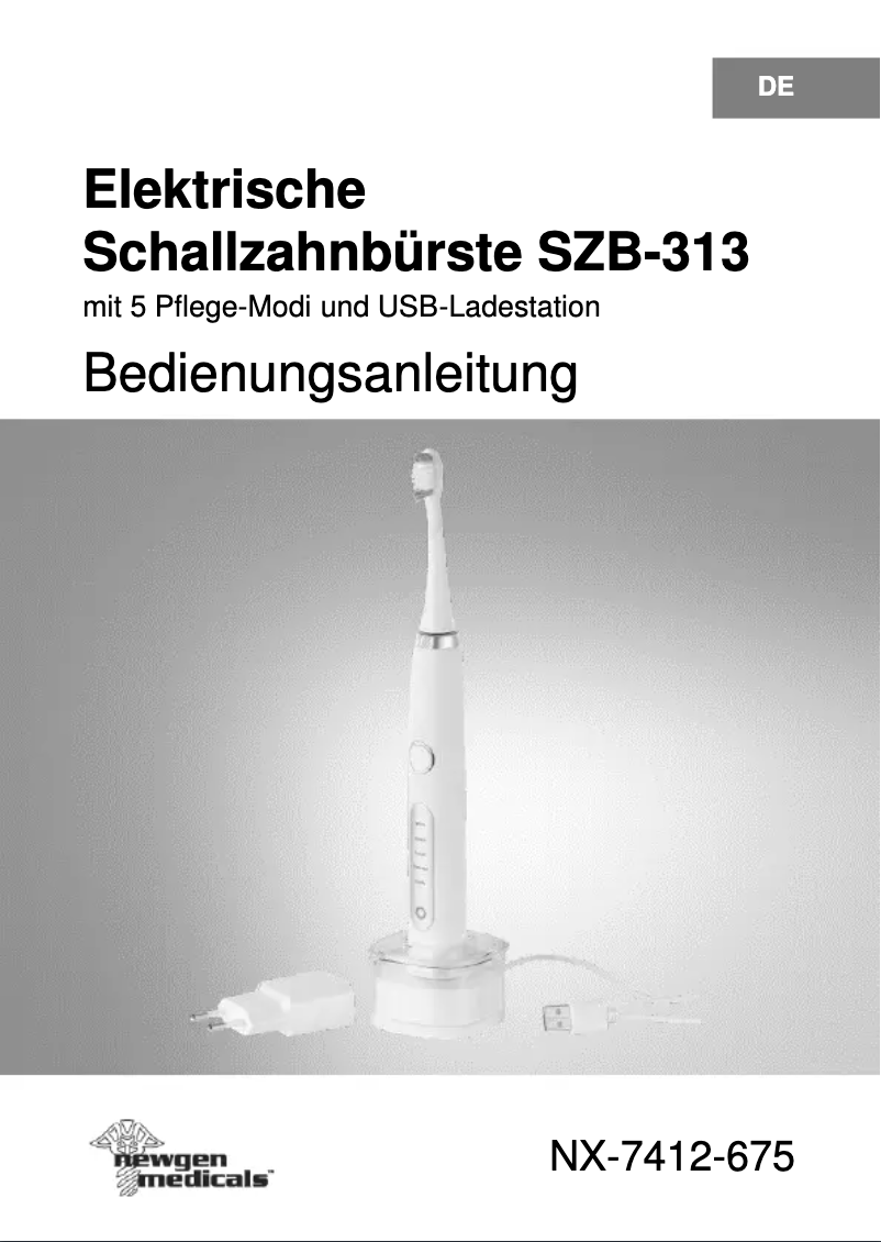 Page n°1 - Manuel utilisateur Newgen Medicals SZB-313