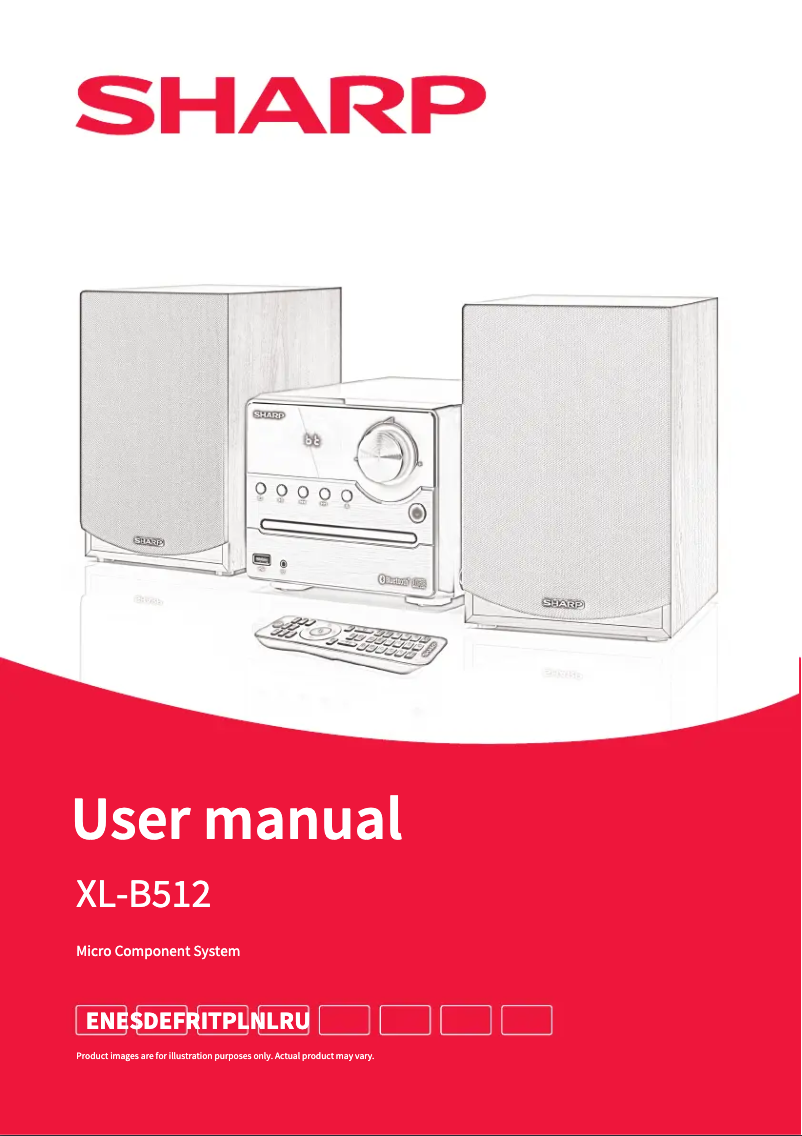 Image de la première page du manuel de l'appareil XL-B512