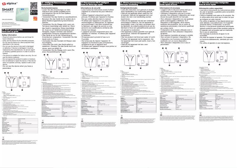 Image de la première page du manuel de l'appareil Smart E6524