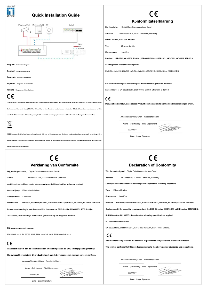 Image de la première page du manuel de l'appareil IGP-0502