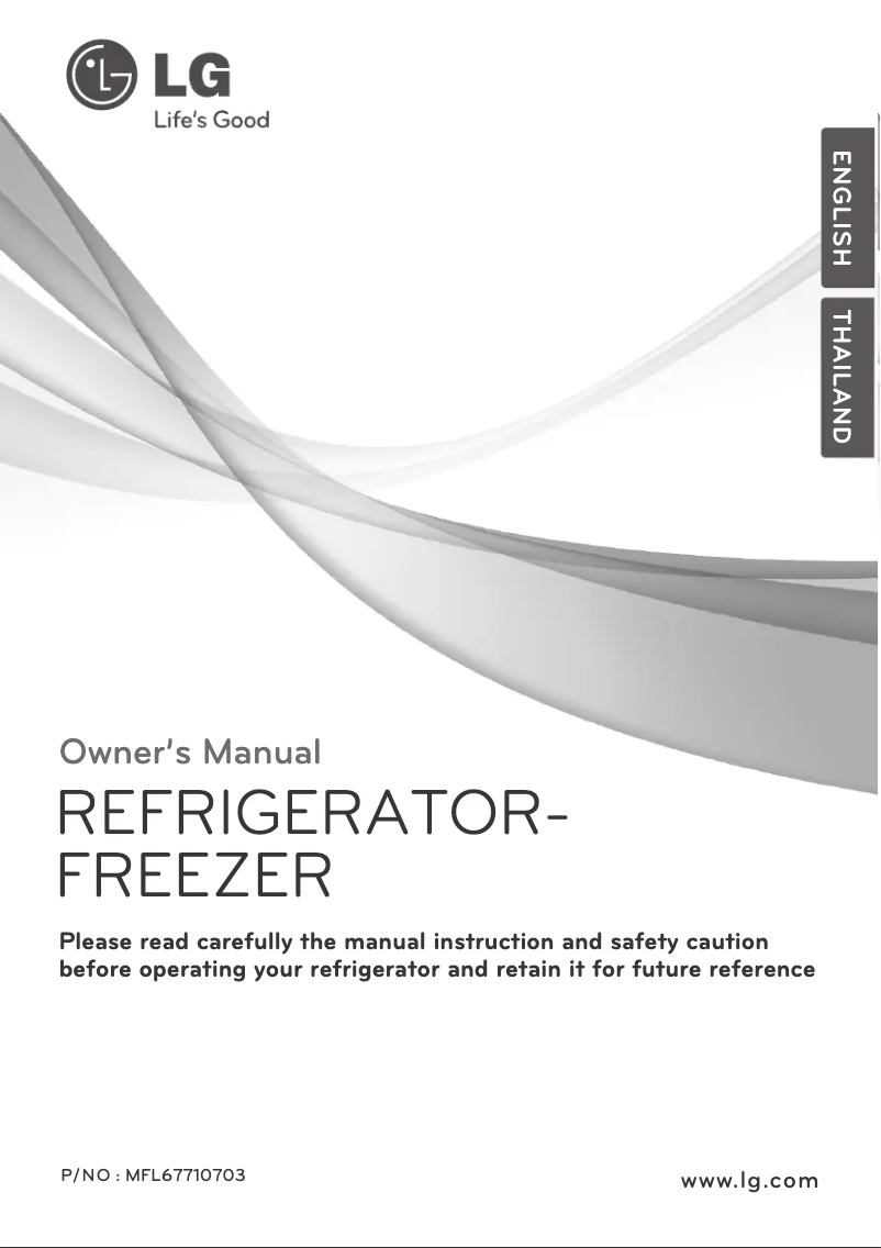 Page 1 de la notice Manuel utilisateur LG GN-B492GGC