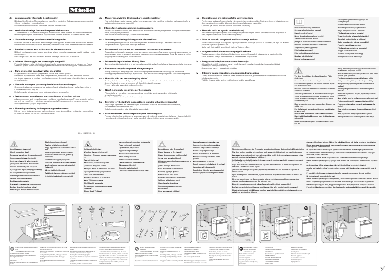 Page 1 de la notice Manuel utilisateur Miele G 6905 SCI XXL