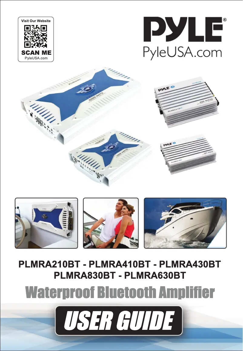 Page n°1 - Manuel utilisateur Pyle PLMRA410BT