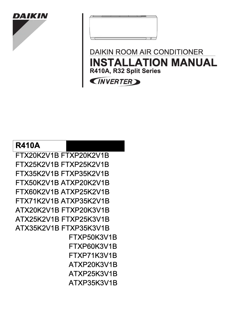 Imagen de la primera página del manual del dispositivo ATX20K2V1B