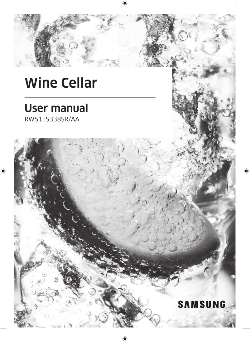 Page 1 de la notice Manuel utilisateur Samsung RW51TS338SR