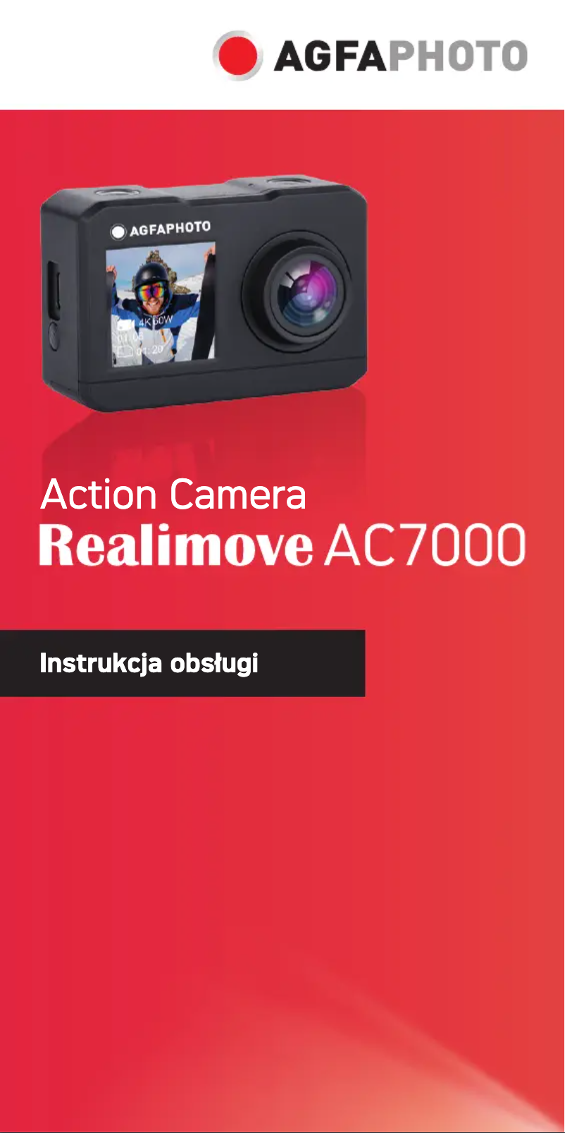 Page 1 de la notice Manuel utilisateur AgfaPhoto Realimove AC7000
