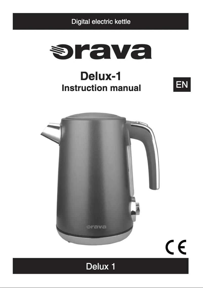 Image de la première page du manuel de l'appareil Delux-1