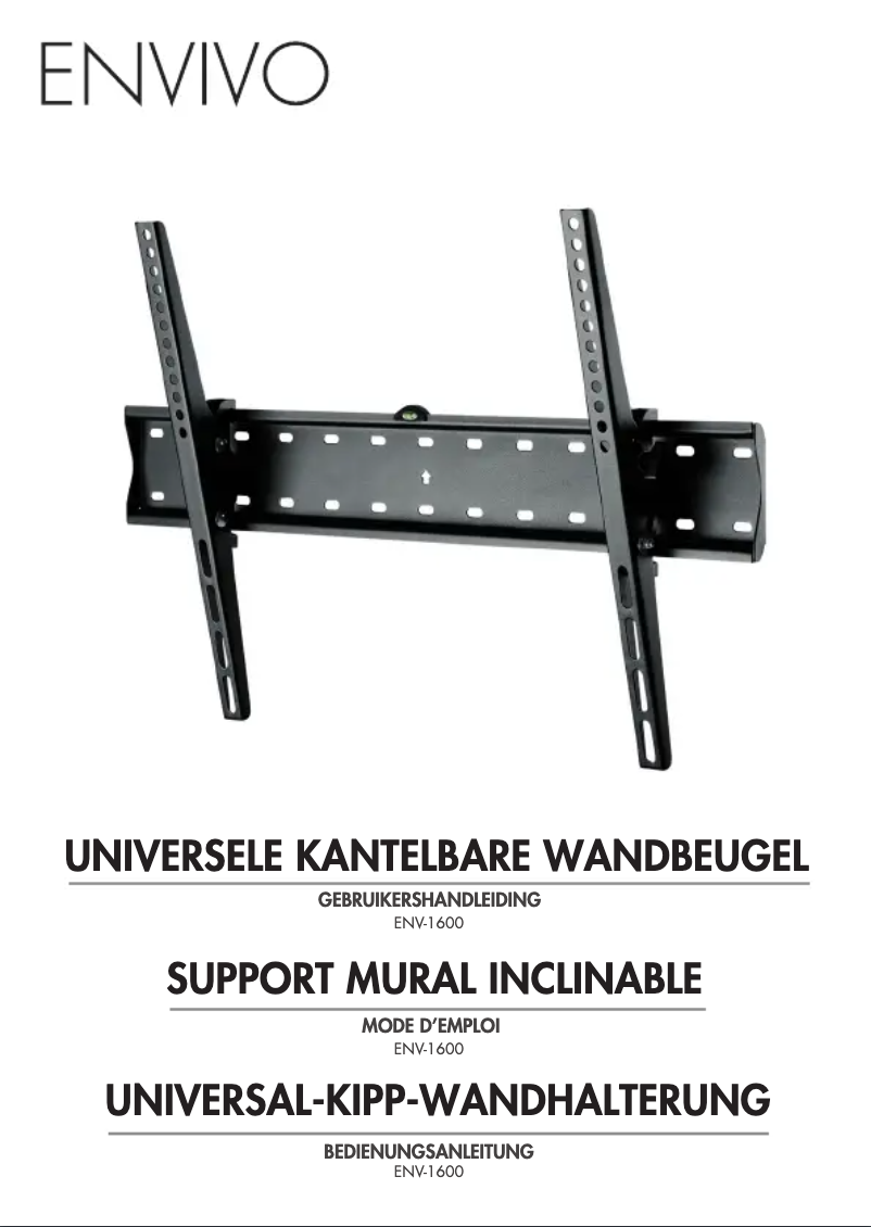 Page 1 de la notice Manuel utilisateur Envivo ENV-1600