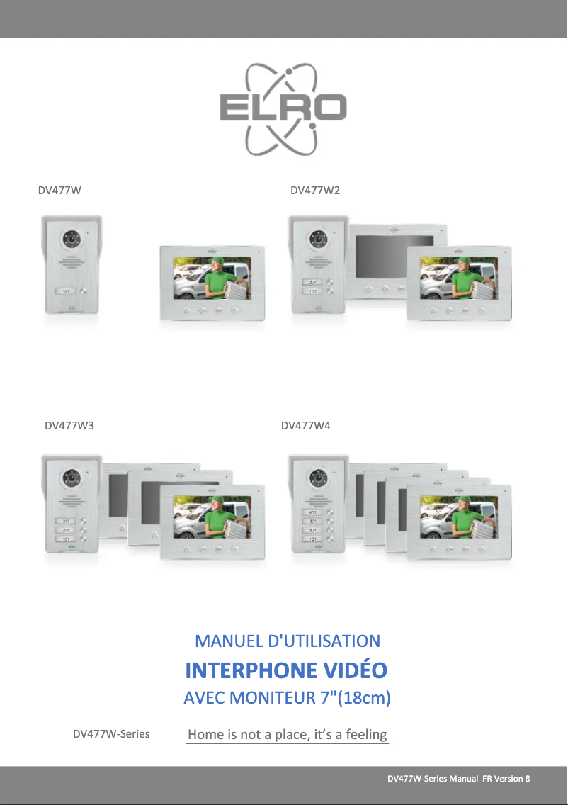 Imagen de la primera página del manual del dispositivo DV477W4