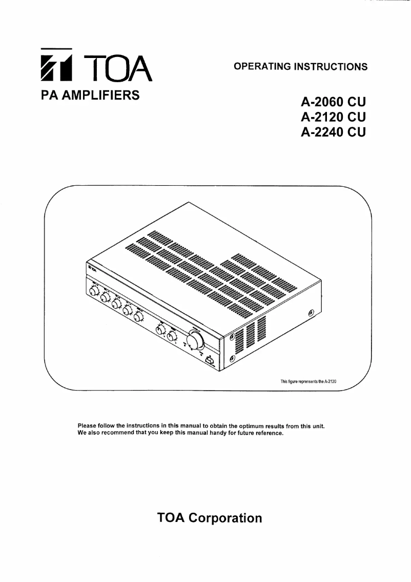Imagen de la primera página del manual del dispositivo A-2240
