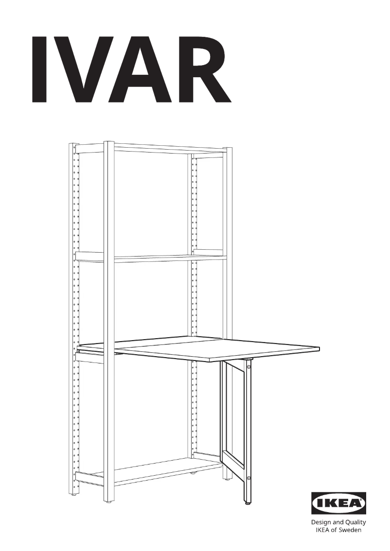 Página 1 del manual Manual de usuario Ikea IVAR 905.125.86