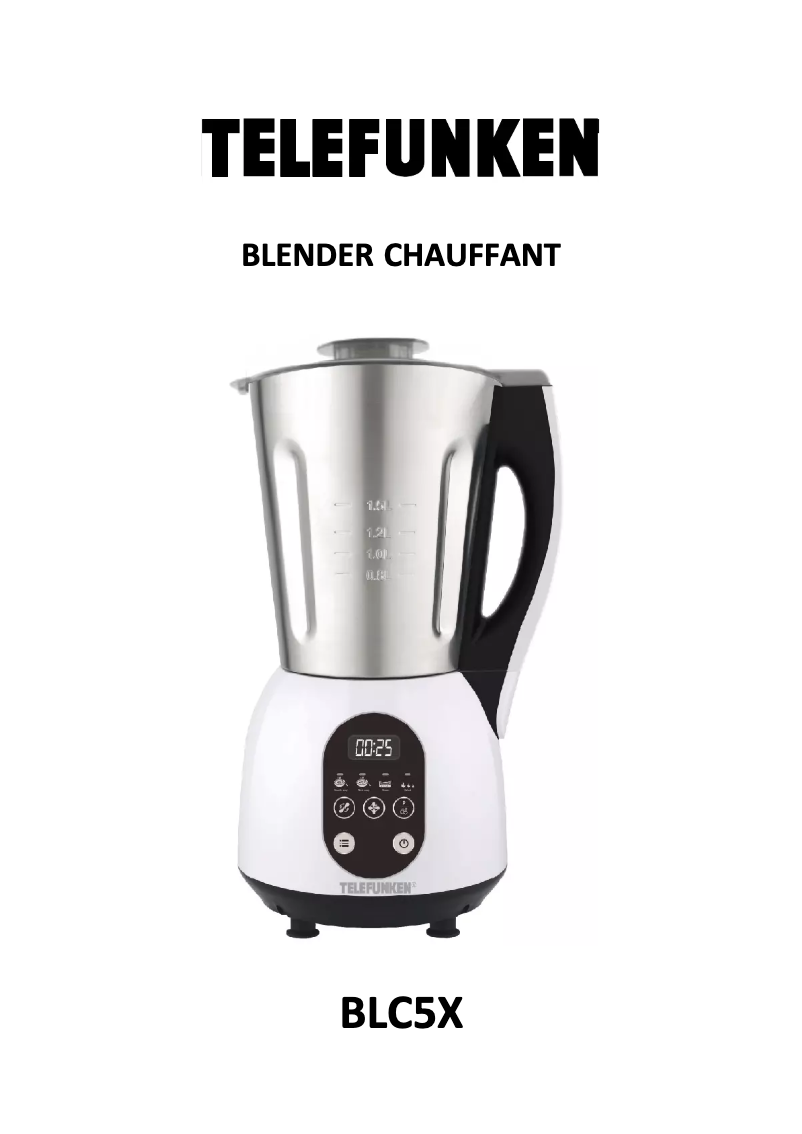 Page 1 de la notice Manuel utilisateur Telefunken BLC5X