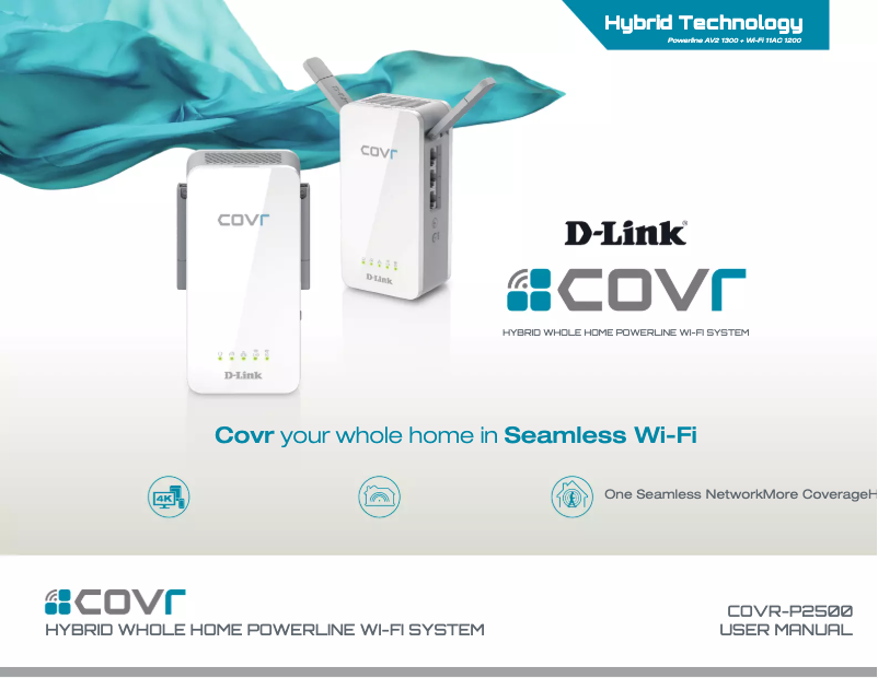 Page 1 de la notice Manuel utilisateur D-Link COVR-P2500