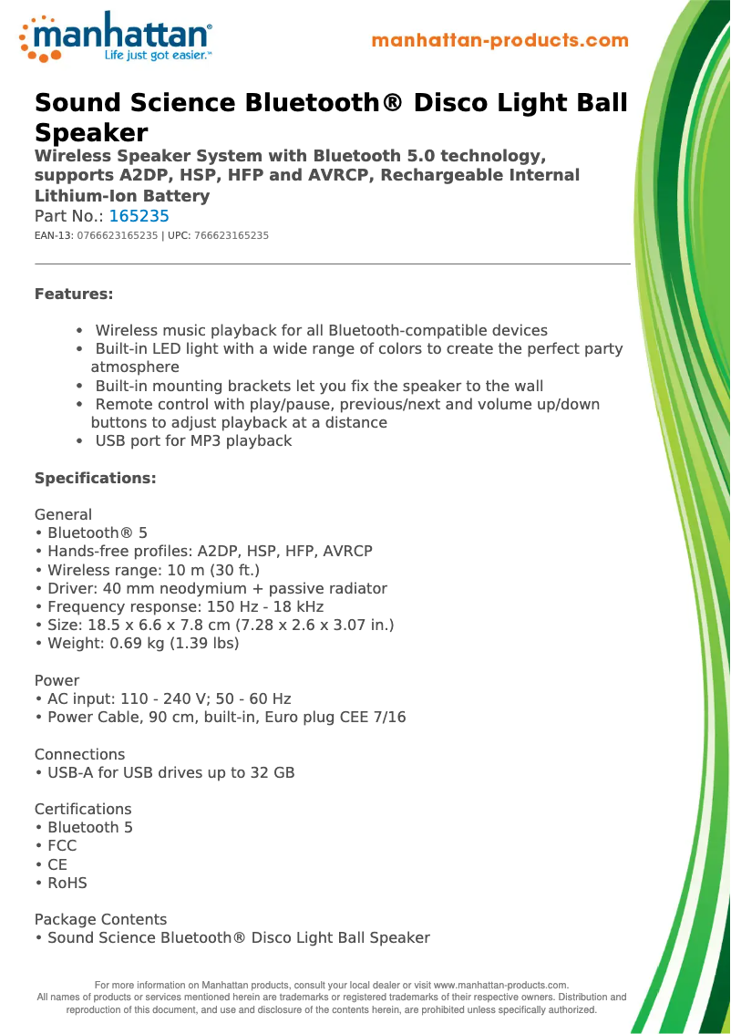 Image de la première page du manuel de l'appareil 165235