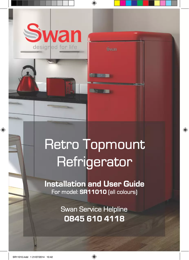 Page n°1 - Manuel utilisateur Swan SR11010ON