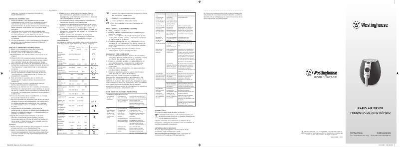 Page 1 de la notice Manuel utilisateur Westinghouse WKAF988