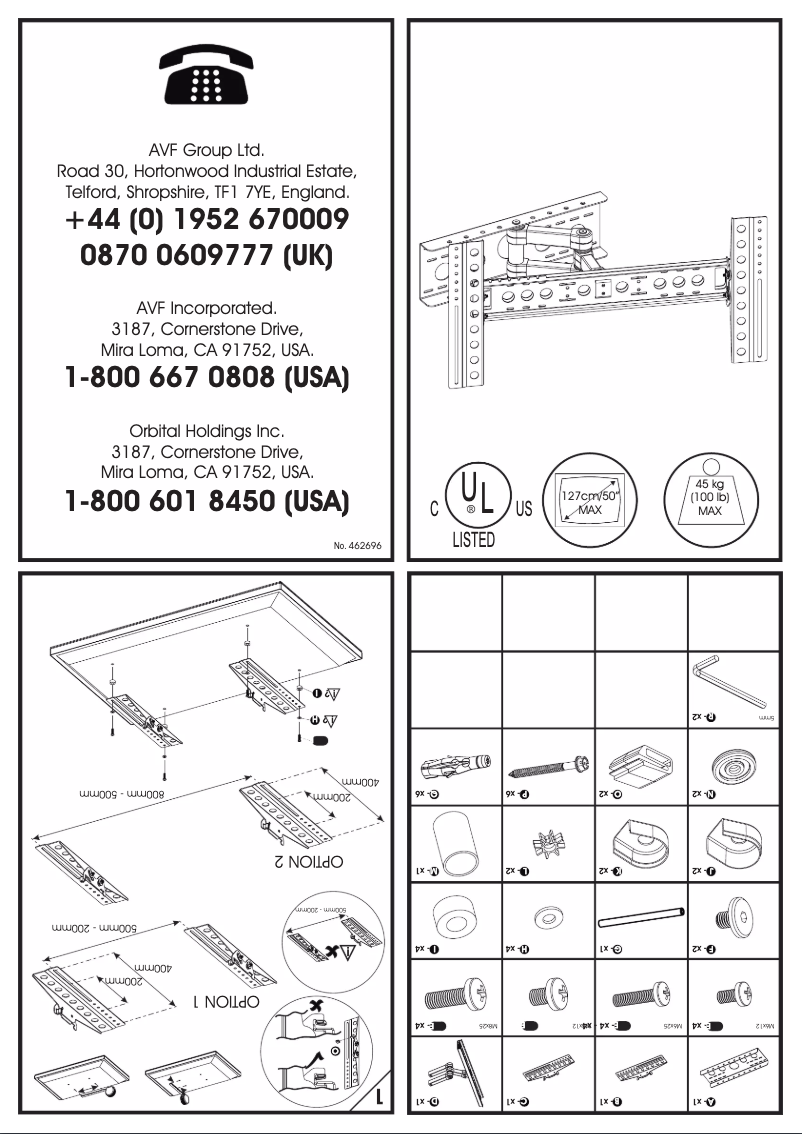 Página 1 del manual Manual de usuario AVF EL805B-A