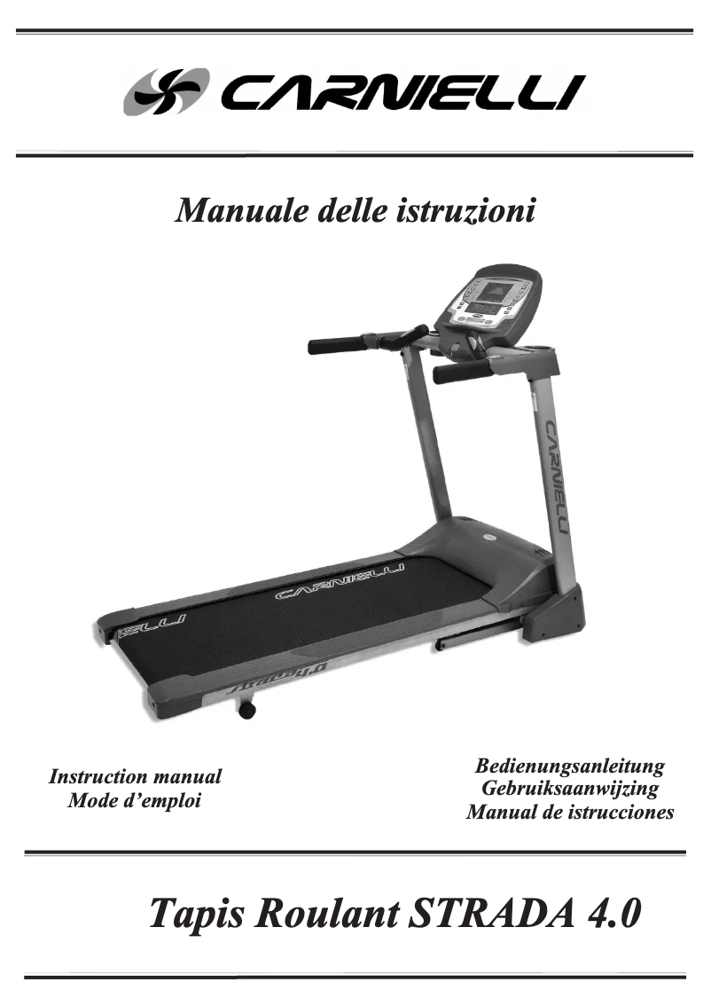 Page n°1 - Manuel utilisateur Carnielli Strada 4.0